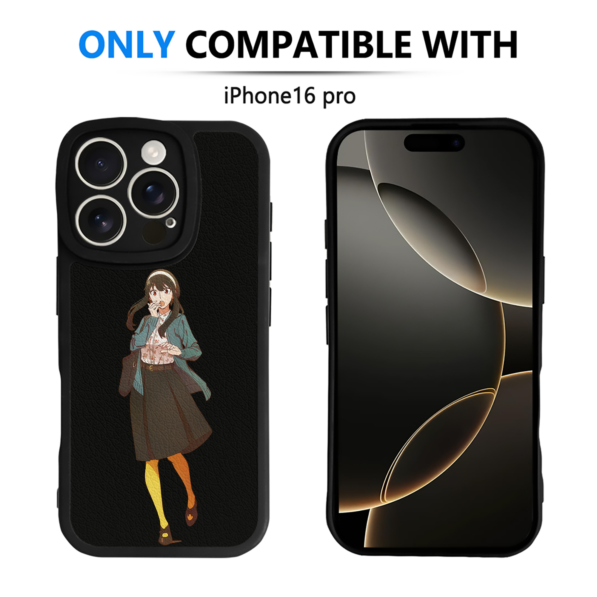 （画像用） SPY×FAMILY间谍家家酒 【iPhone 16シリーズ対応】シリコンスマホケース（レザー調） 材質：シリコン